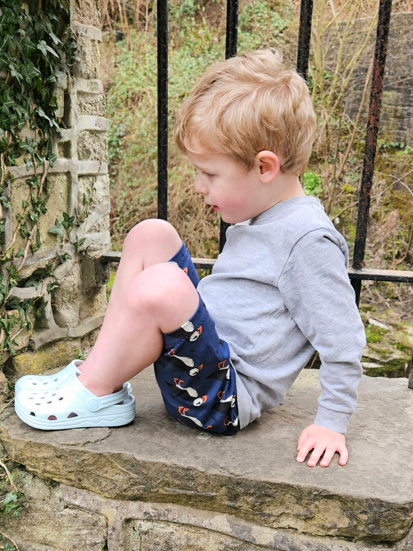 Blue Puffins Baby and Children's Shorts
