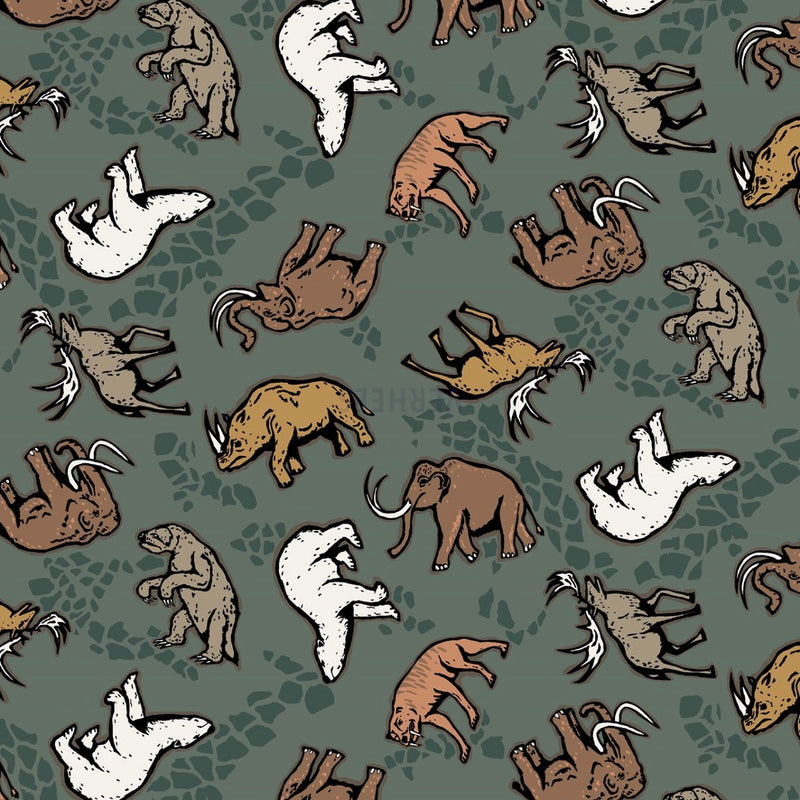 Prehistoric Animals Baby and Children's Footed Leggings