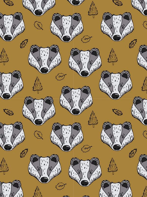 Ochre Badgers Baby and Children's Bib