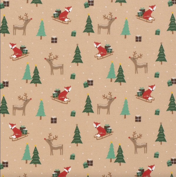 Christmas Fox Adult Leggings