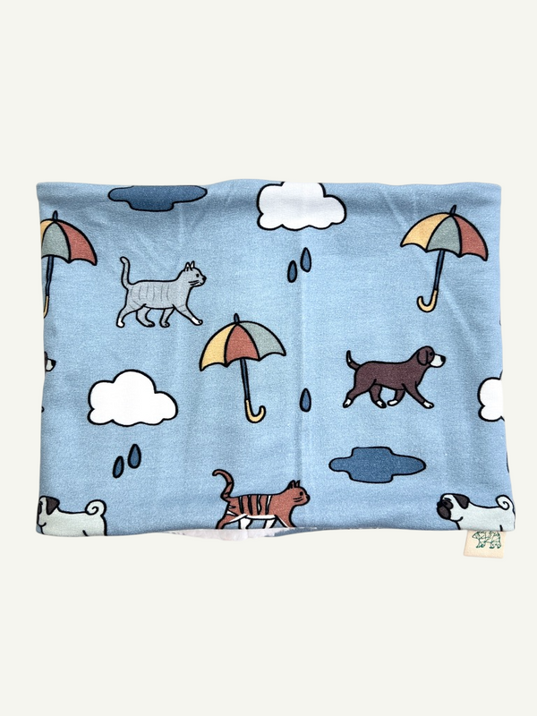 Blue Raining Cats & Dogs Baby and Children's Snood