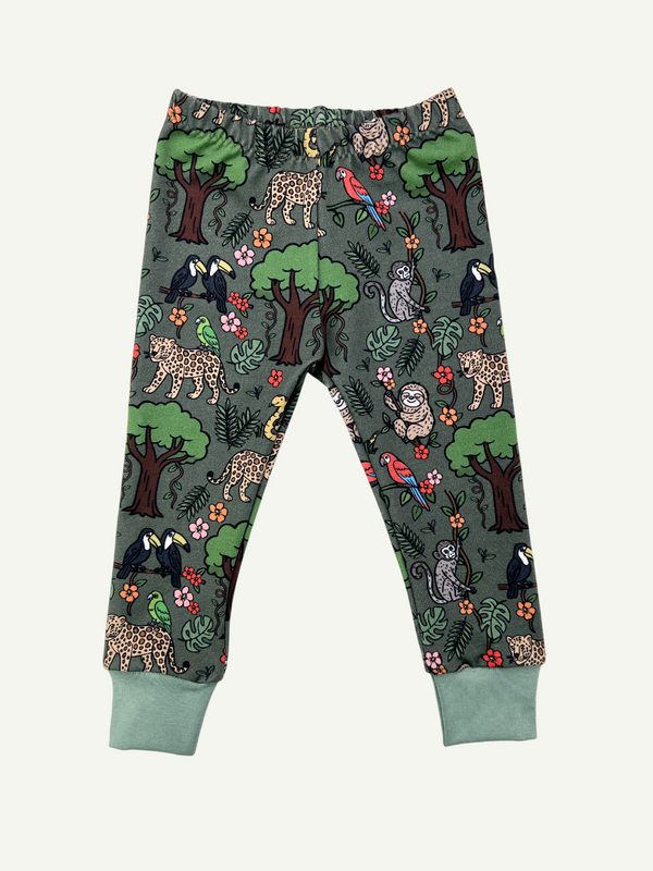 Green Rainforest Baby and Children's Leggings