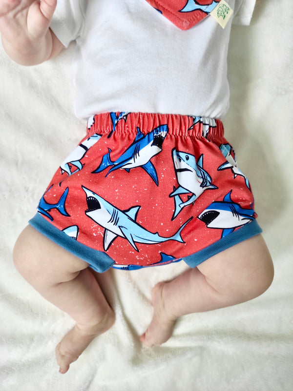 Sharks Baby and Toddler Bummies