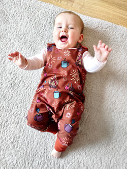 Rust Bonfire Night Baby and Children's Romper