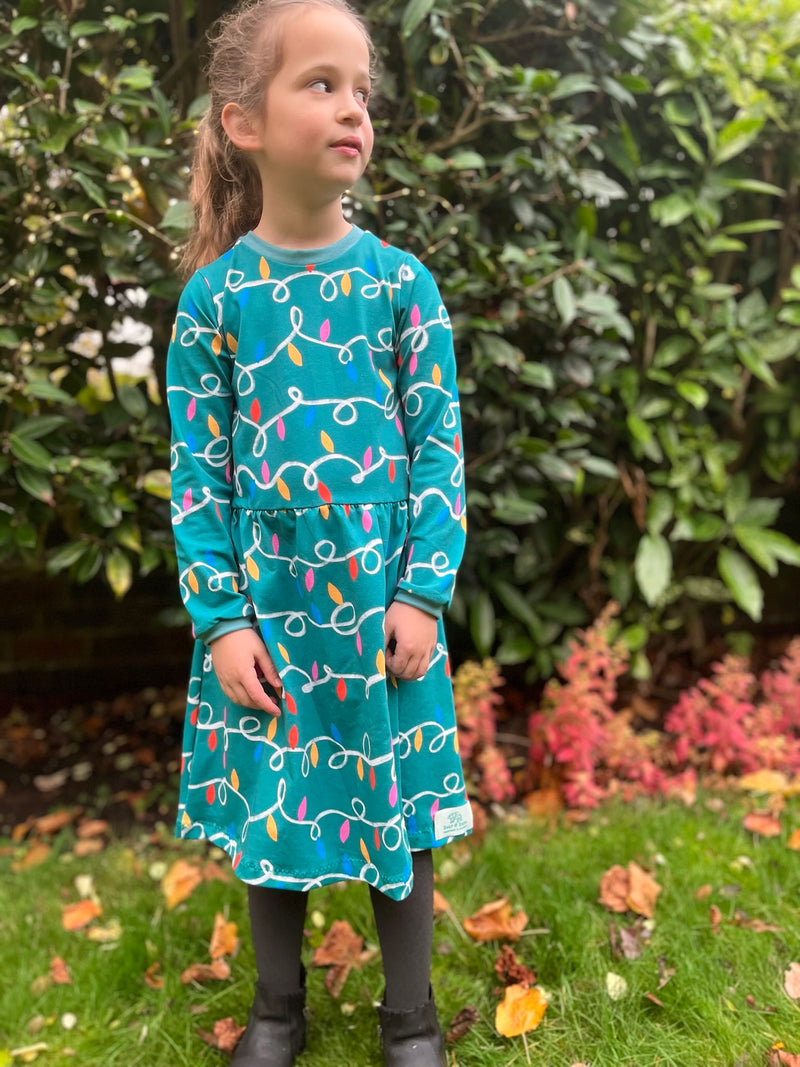 Christmas Lights Baby and Children's Dress