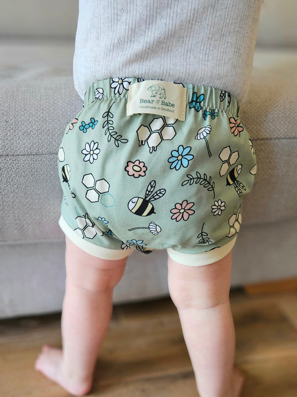Bumble Bees Baby and Toddler Bummies