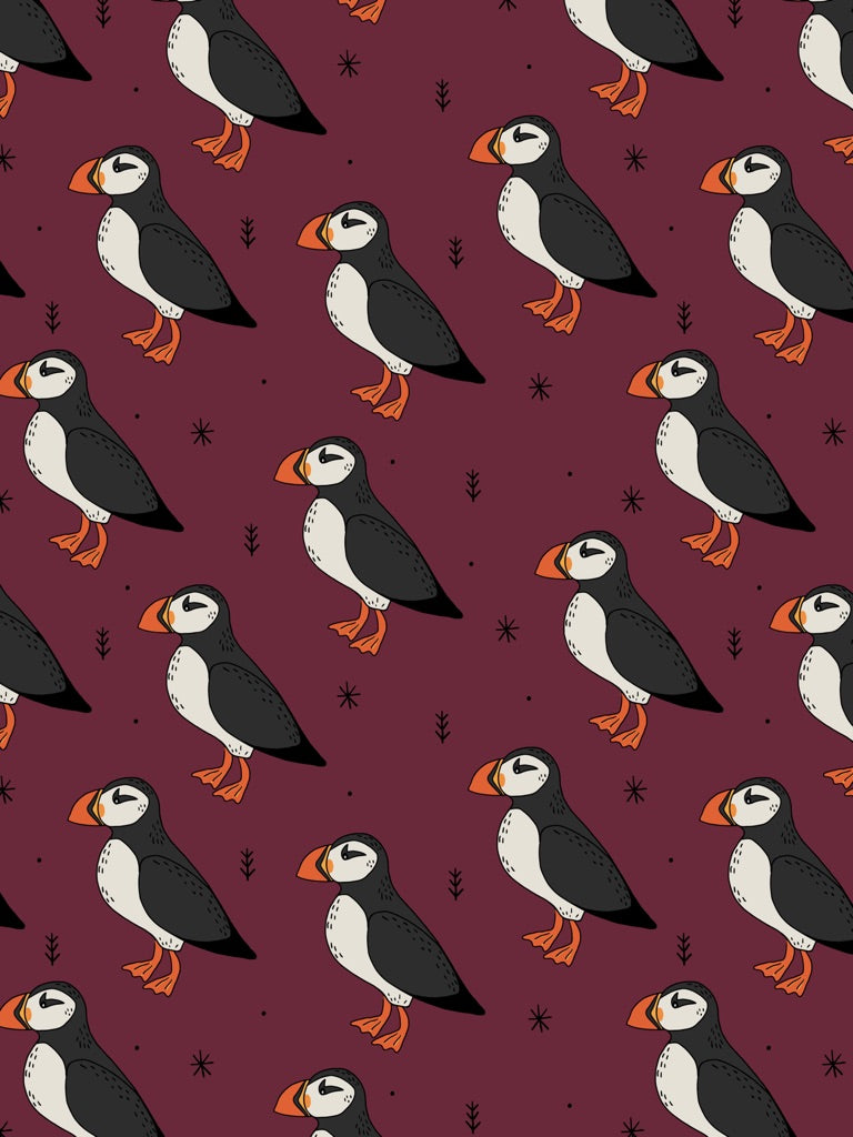 Plum Puffins Baby and Children's Romper