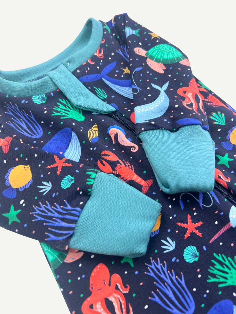 Under the Sea Baby and Children's Zip Sleepsuit