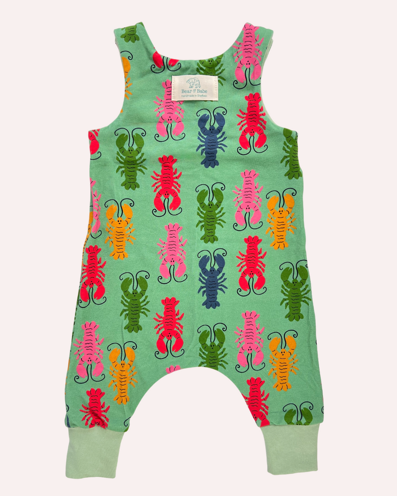 Green Lobsters Baby and Children's Romper