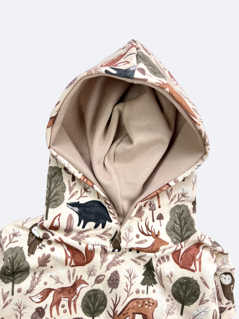 Stone Forest Animals Baby and Children's Hoodie