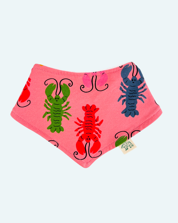 Pink Lobsters Baby and Children's Bib