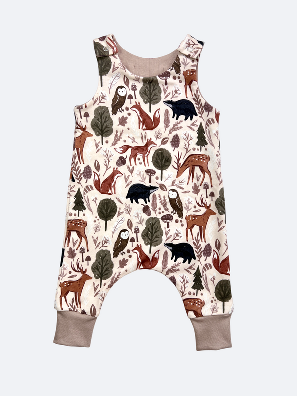Stone Forest Animals Baby and Children's Romper