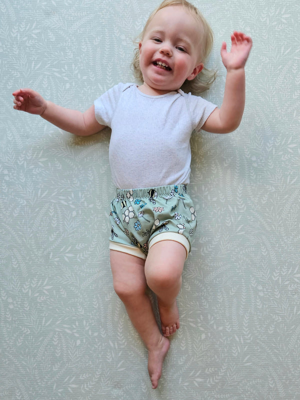 Bumble Bees Baby and Toddler Bummies