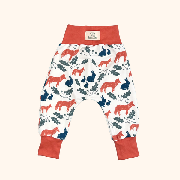 Ginger Fox & Rabbit Baby and Children's Harem Pants