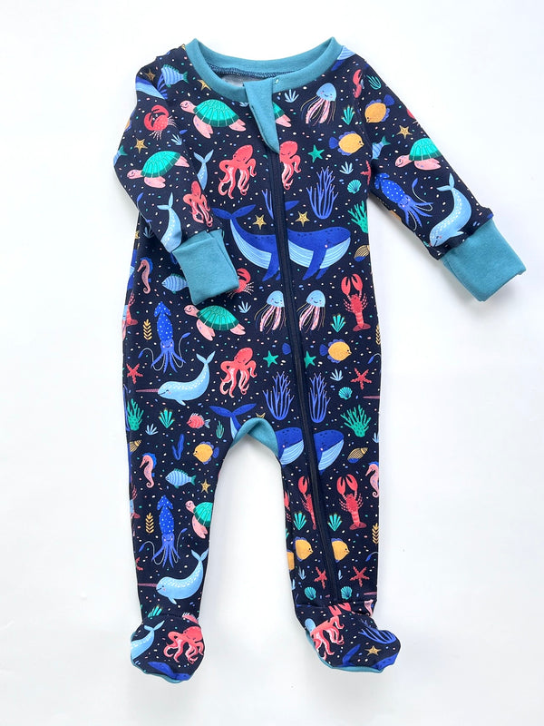 Under the Sea Baby and Children's Zip Sleepsuit