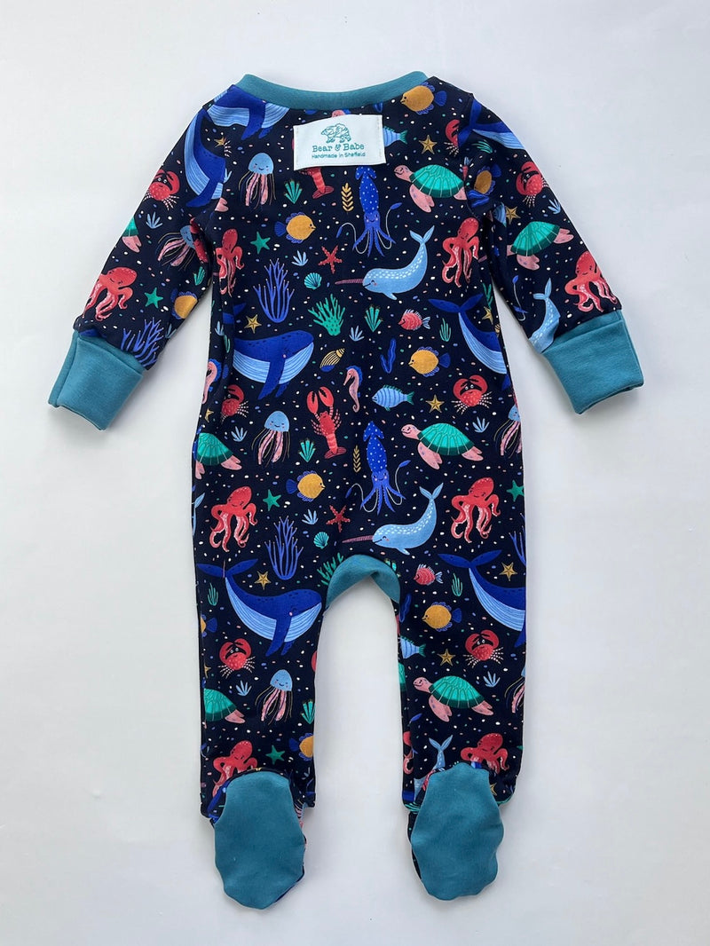Under the Sea Baby and Children's Zip Sleepsuit