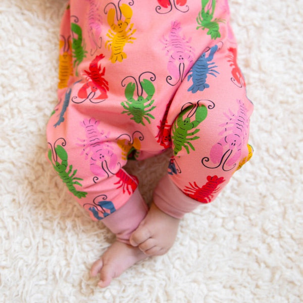 Pink Lobsters Baby and Children's Romper