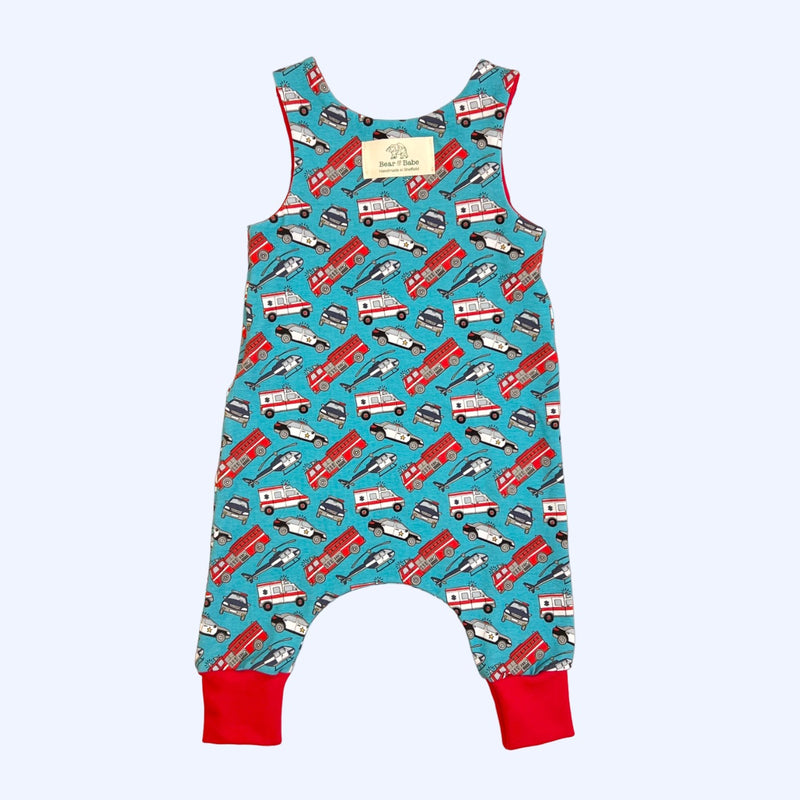 Emergency Vehicles Baby and Children's Romper