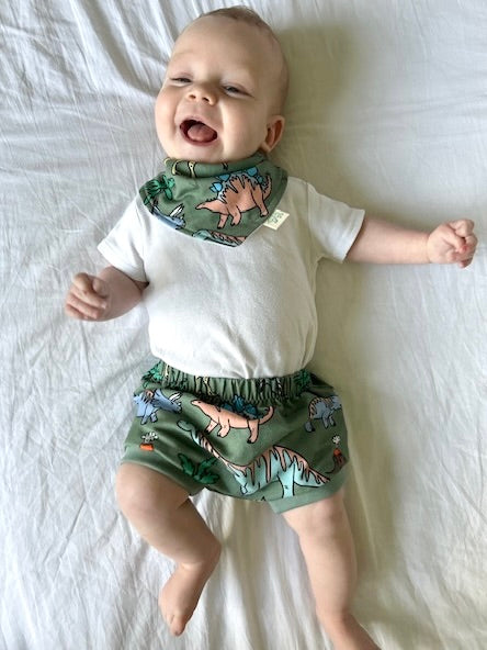 Green Dinosaurs Baby and Toddler Bummies