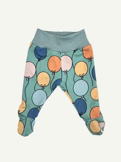 Birthday Balloons Baby and Children's Footed Leggings