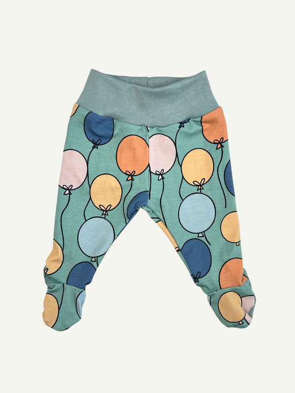 Birthday Balloons Baby and Children's Footed Leggings
