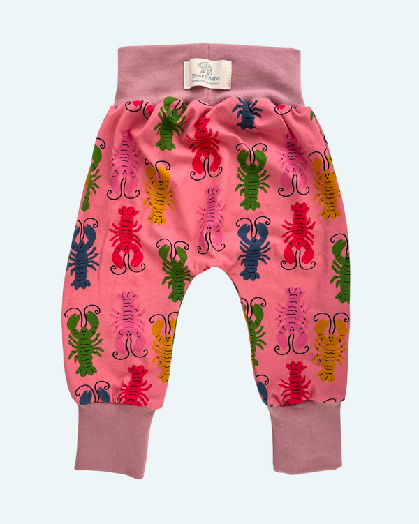 Pink Lobsters Baby and Children's Harem Pants