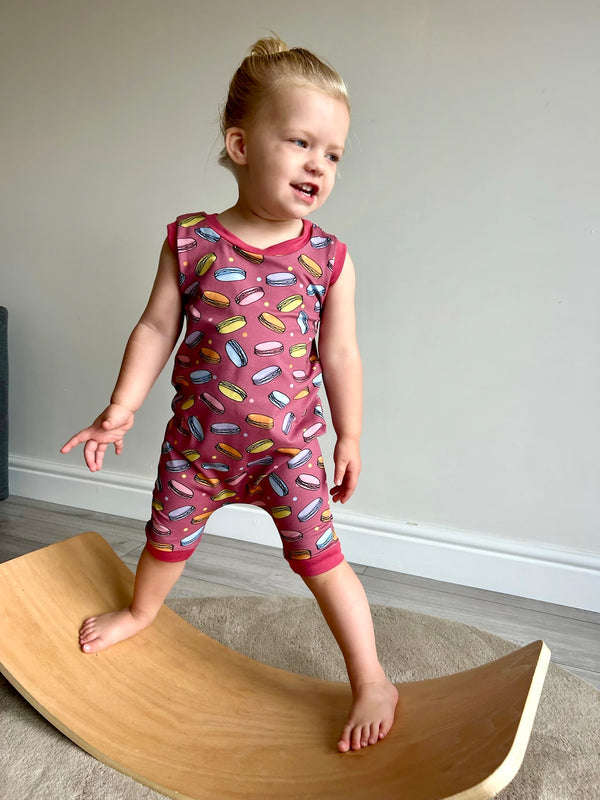 Macarons Baby and Children's Short Romper