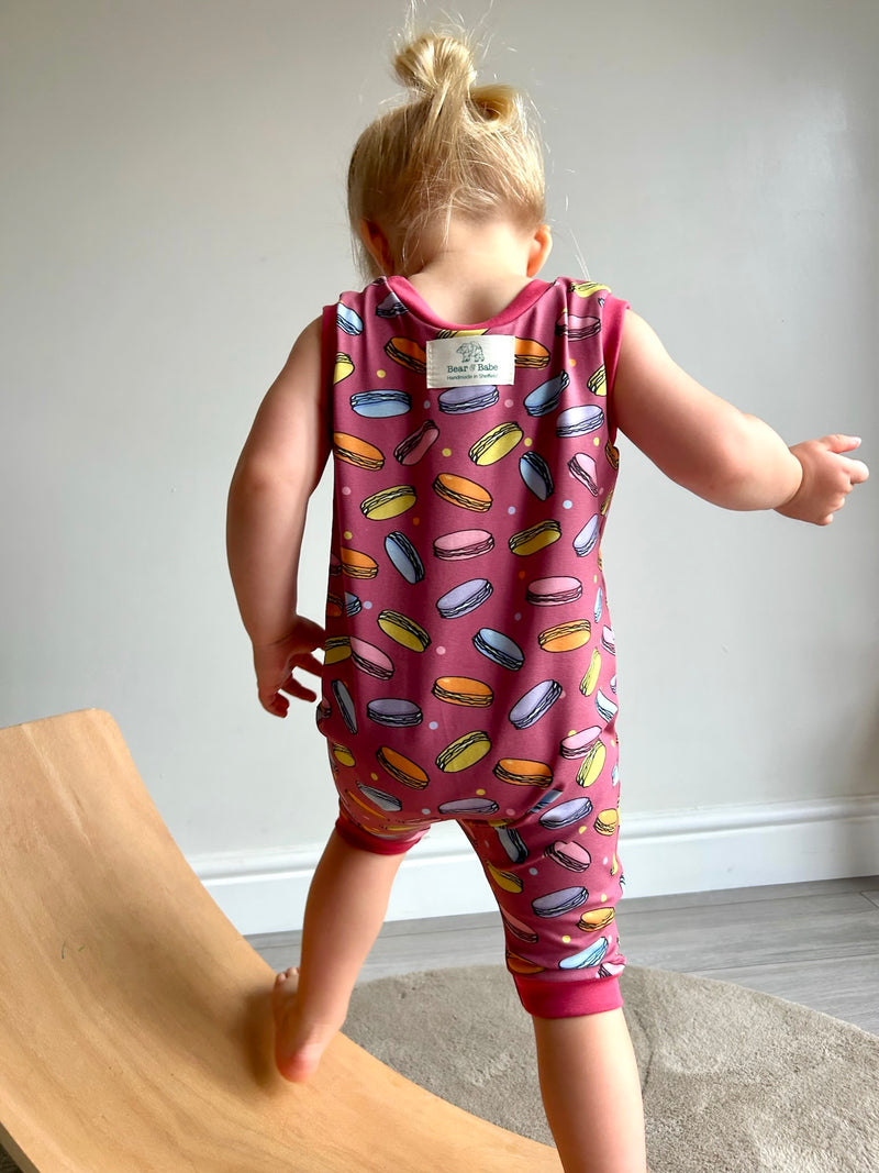 Macarons Baby and Children's Short Romper