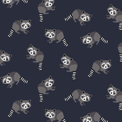 Navy Raccoons Baby and Children's T-shirt