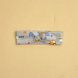 Grey Farmyard Baby and Children's Twist Headband
