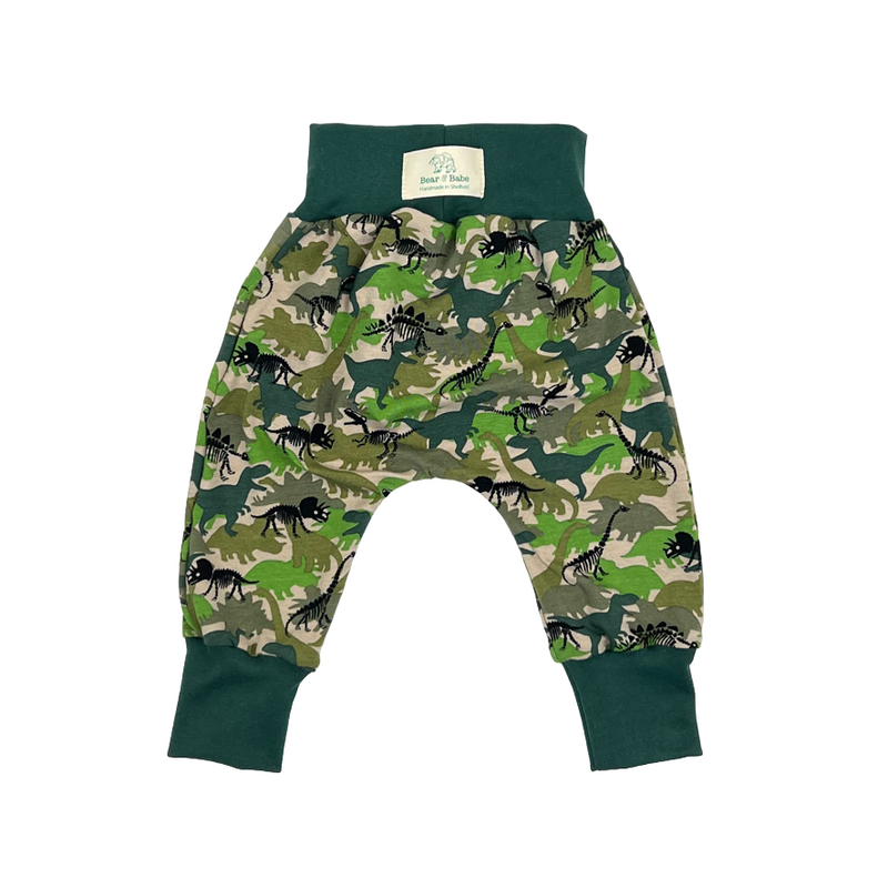 Camo Dinosaurs Baby and Children's Harem Pants