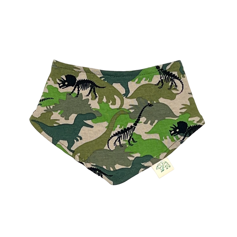 Camo Dinosaurs Baby and Children's Bib