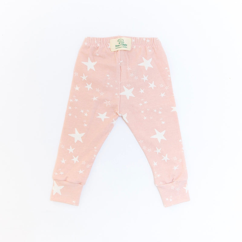 Pink Stars Baby and Children's Leggings