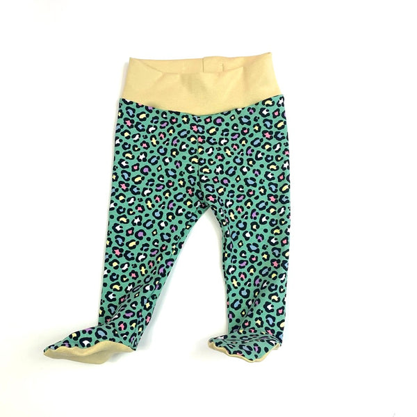 9-12 Months Baby and Children's Footed Leggings, Variety of Prints (Ready to Ship)