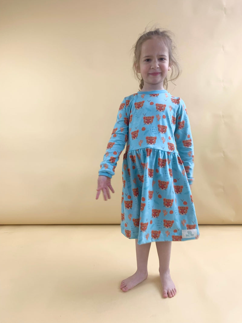 Aqua Leopards Baby and Children's Dress