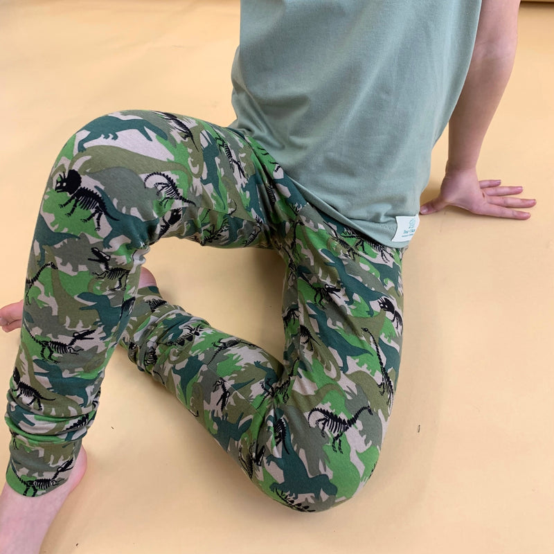 Camo Dinosaurs Baby and Children's Leggings