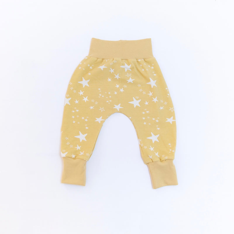 Yellow Stars Baby and Children's Harem Pants