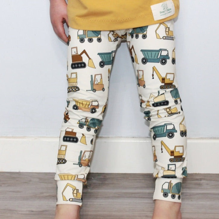 Construction Site Baby and Children's Leggings