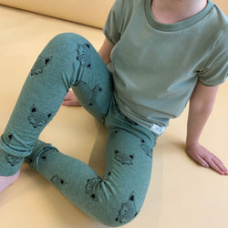 Green Foxes Baby and Children's Leggings