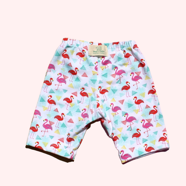 90s Flamingos Baby and Children's Shorts