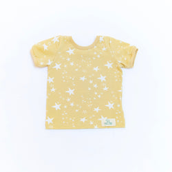 Yellow Stars Baby and Children's T-shirt