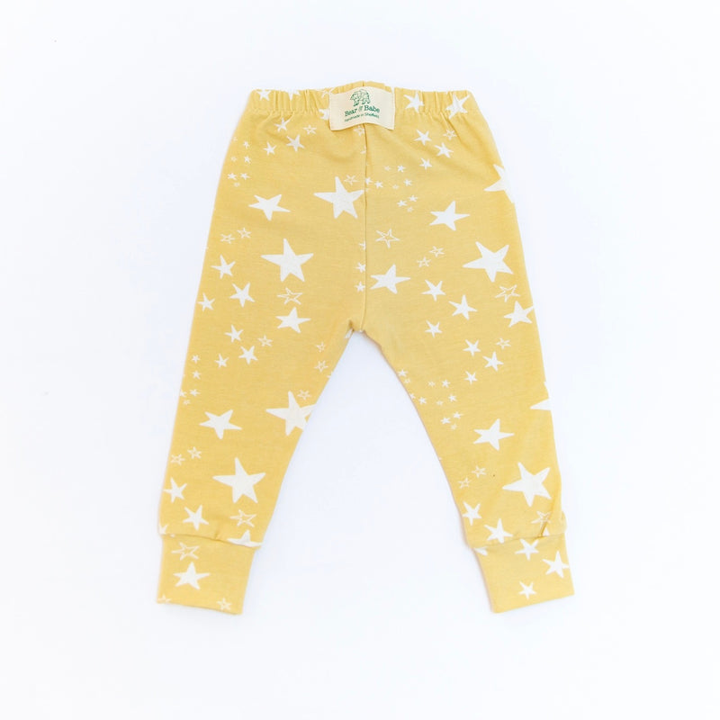 Yellow Stars Baby and Children's Leggings