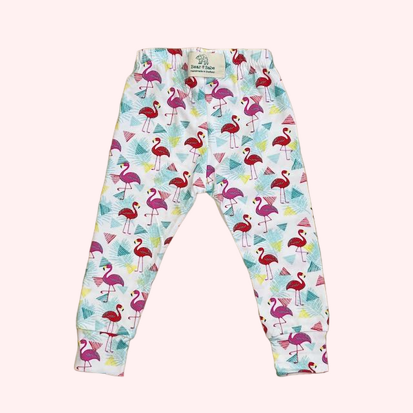 90s Flamingos Baby and Children's Leggings