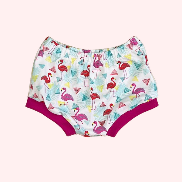 90s Flamingos Baby and Toddler Bummies