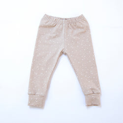 Cappuccino Dots Baby and Children's Leggings