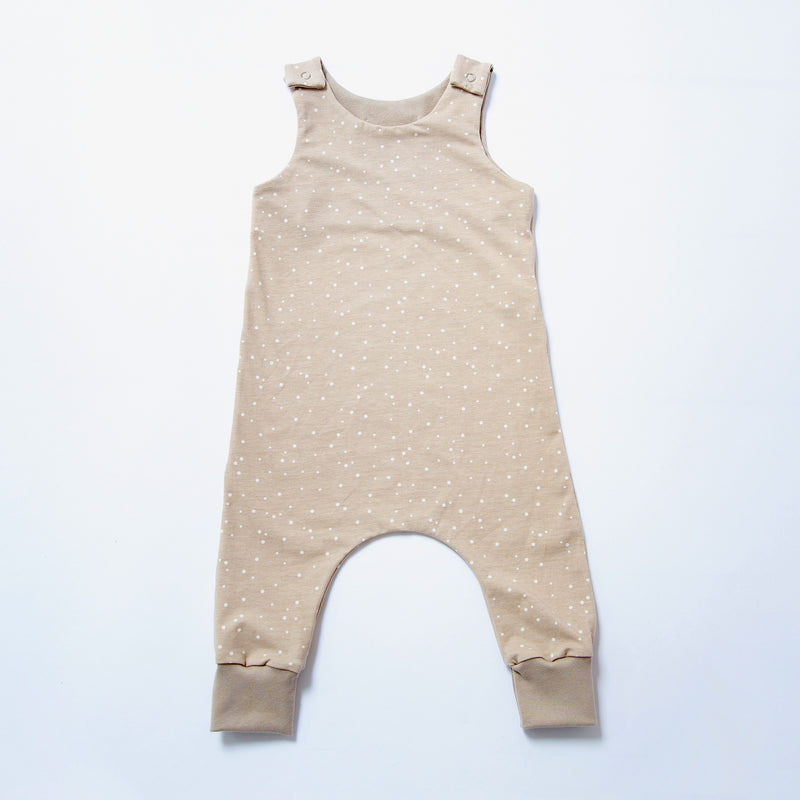 Cappuccino Dots Baby and Children's Romper
