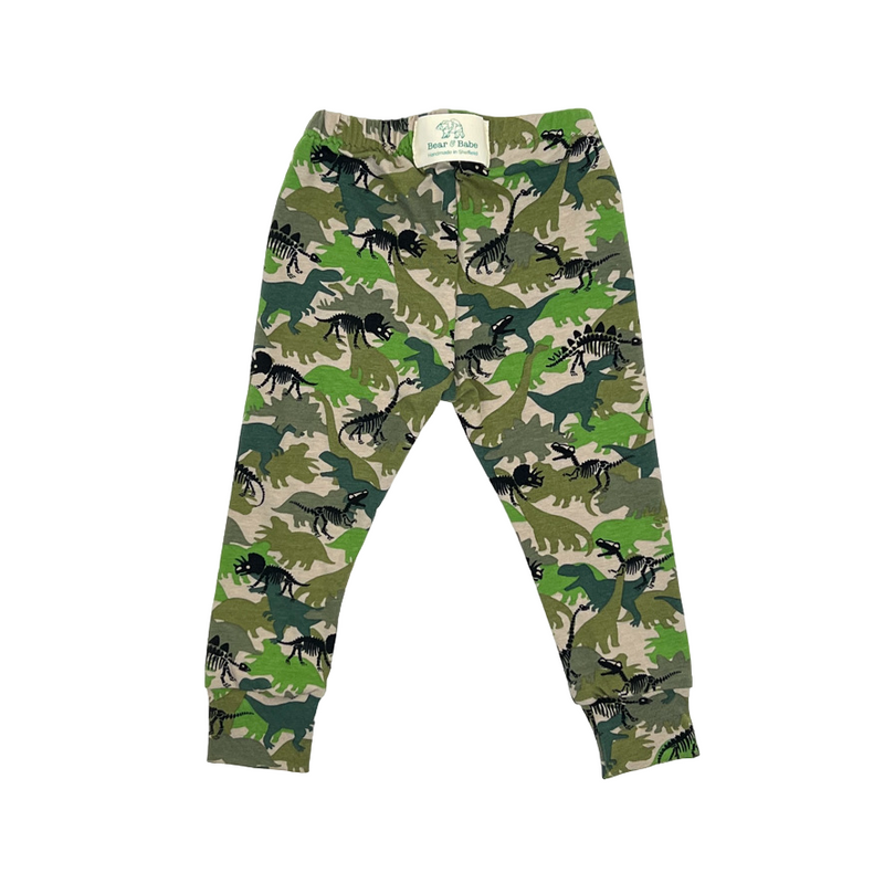 Camo Dinosaurs Baby and Children's Leggings