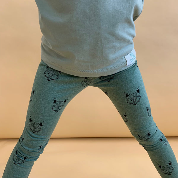 Green Foxes Baby and Children's Leggings