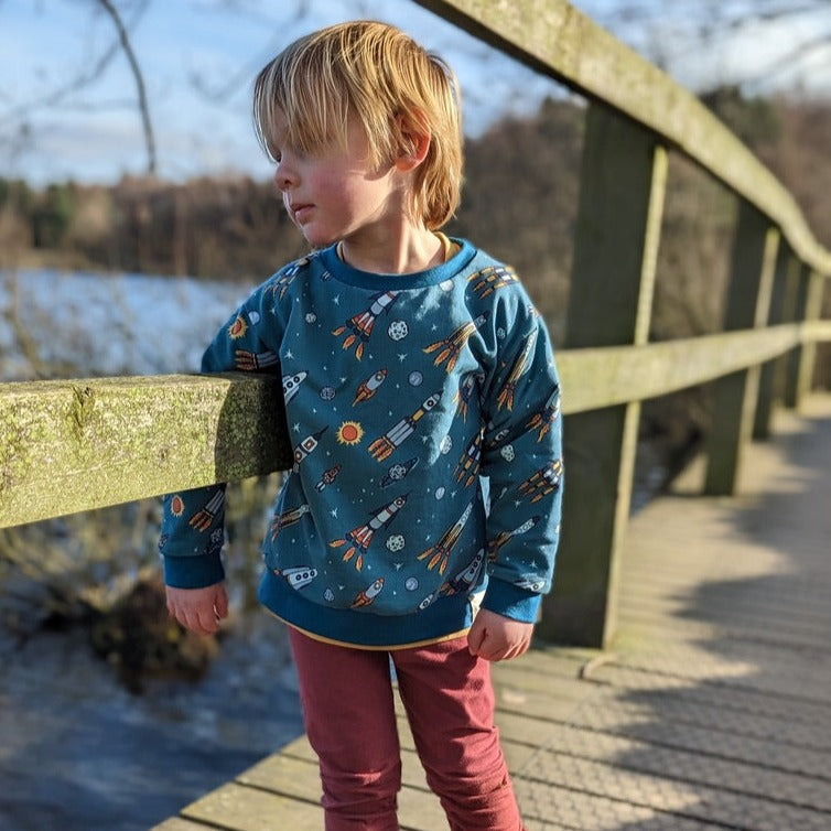 Space Patrol Baby and Children's Sweater