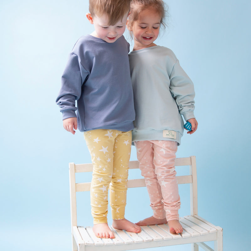 Pink Stars Baby and Children's Leggings